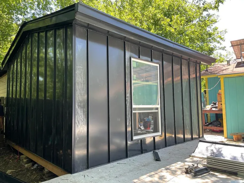 Black standing seam metal wall panels for Metal Roof Installation in Bryn Mawr-Skyway