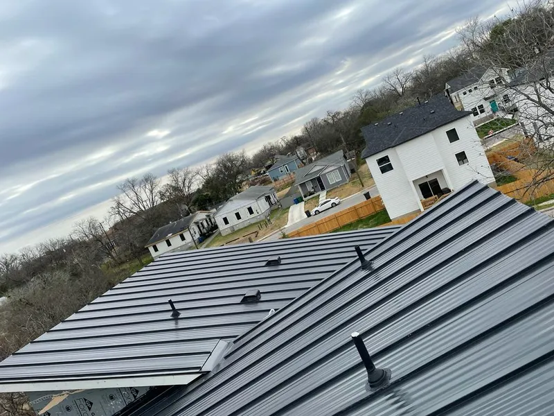 Standing seam metal roof panels with vents for Skylight Repair in Bryn Mawr-Skyway